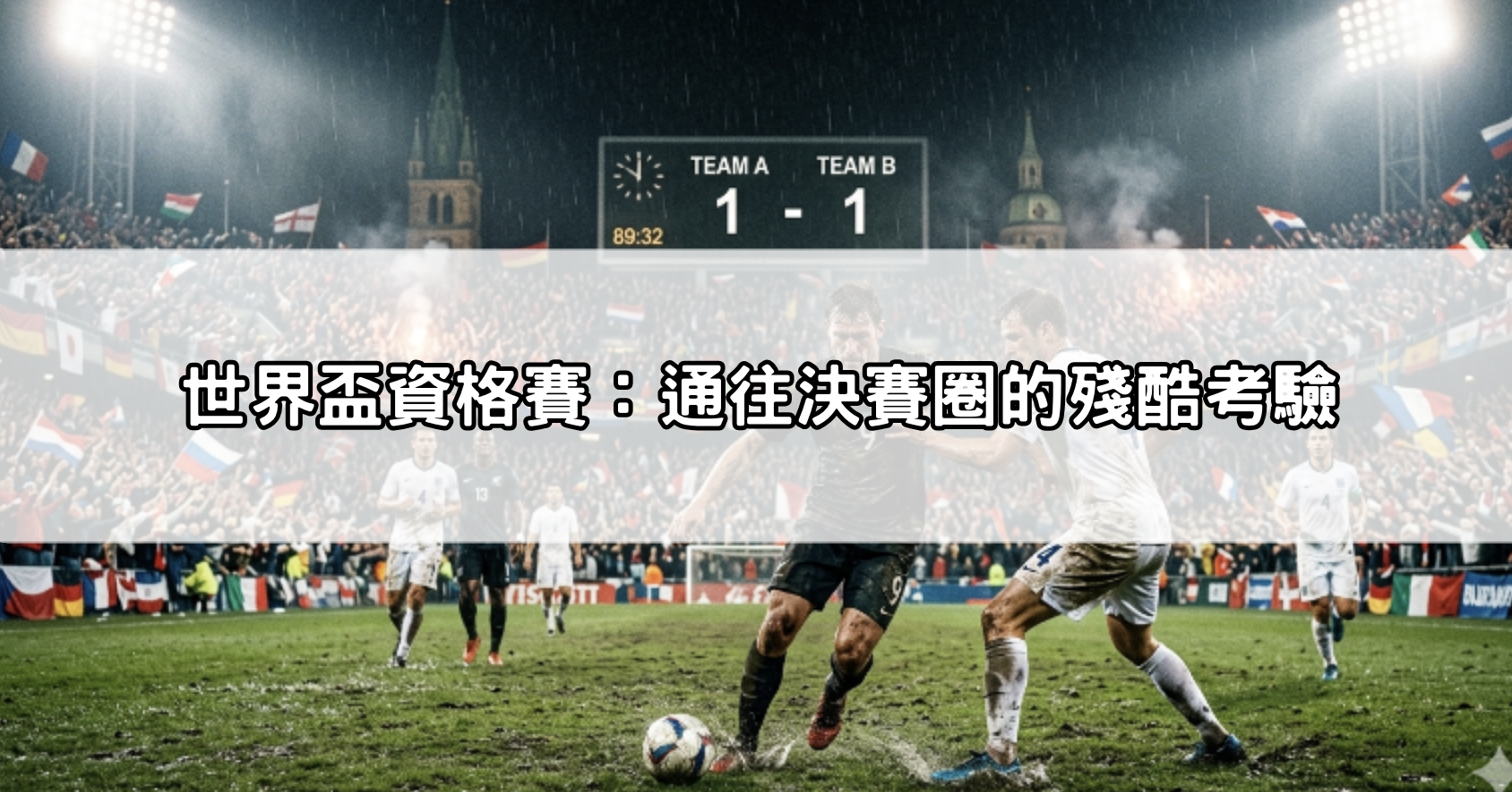 世界盃資格賽：通往決賽圈的殘酷考驗