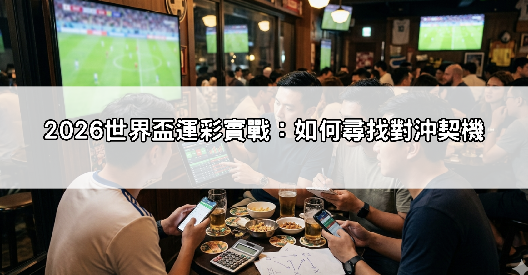 2026世界盃運彩實戰：如何尋找對沖契機