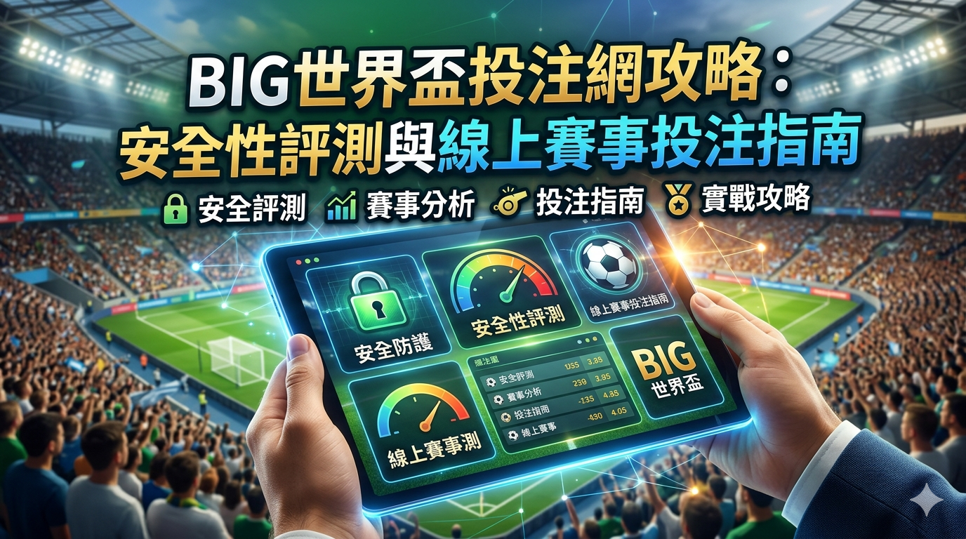 BIG世界盃投注網攻略：安全性評測與線上賽事投注指南